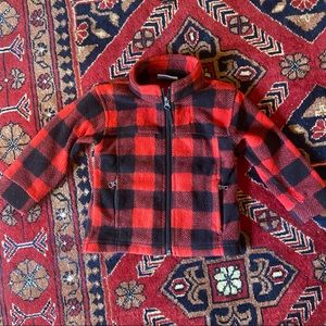 Columbia sportswear buffalo plaid fleece 2t